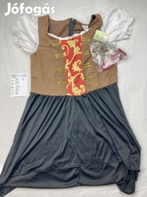 Pincérnő jelmez, szolgáló jelmez, udvarhölgy jelmez, felnőtt jelmez,