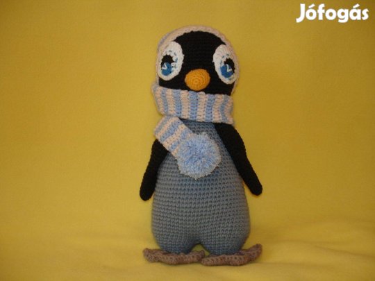 Pingvin amigurumi figura