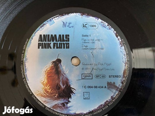 Pink Floyd - Animals (1977) LP NSZK 1977 VG/VG