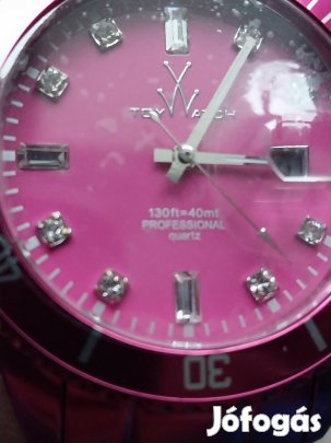 Pink Toy watch női karóra swarovski kristályokkali