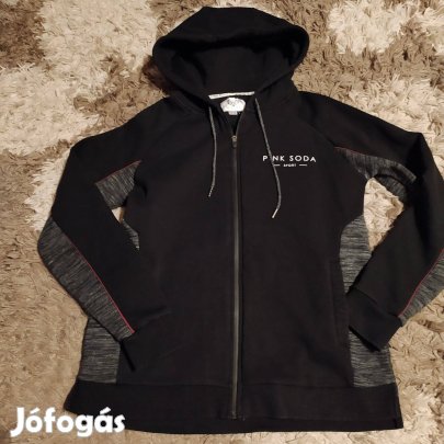 Pink soda sport márkás női kapucnis kardigán 38 40