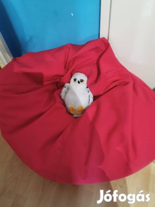 Pink színű, levehető, mosható huzatú babzsák fotel