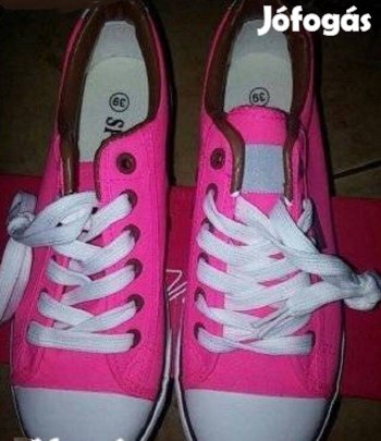 Pink színű vászon Cipő Új 39