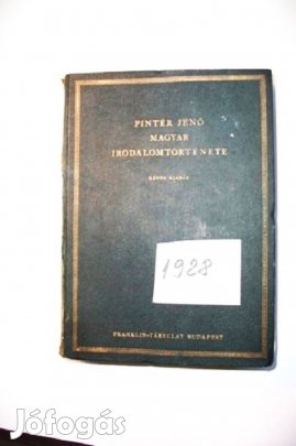Pintér Jenő Könyvritkság:Mgyar irodalom története sok fotóval, illuztr
