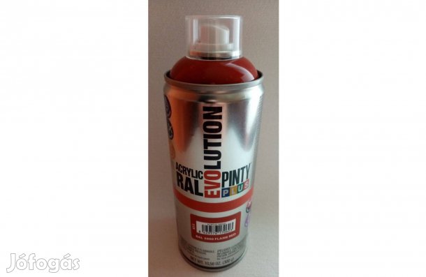 Pinty Plus piros fényes akril festékspray / Aeroszolos festék
