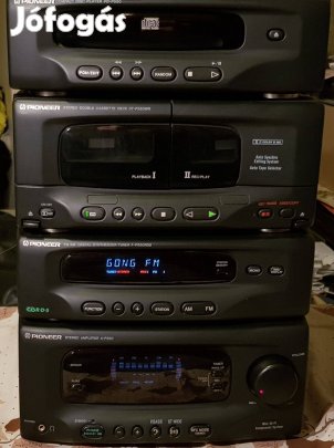 Pioneer A P550 240Wattos minőségi hifi erősítő, tuner, deck, cd