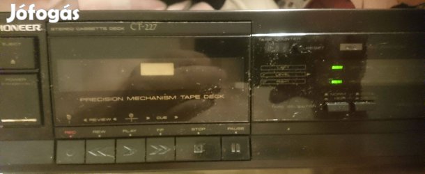 Pioneer CT-227 kazettás magnó deck eladó!