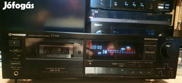 Pioneer CT-656 3 fejes kazettás deck makulátlan állapotban.!!