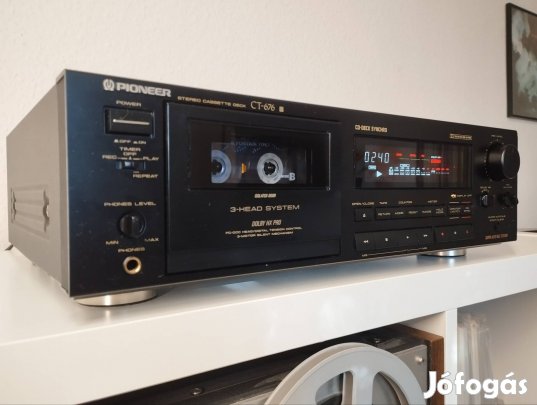 Pioneer CT-676 kazettás magnó deck 