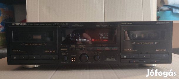 Pioneer CT-W550R kazettás deck magnó eladó