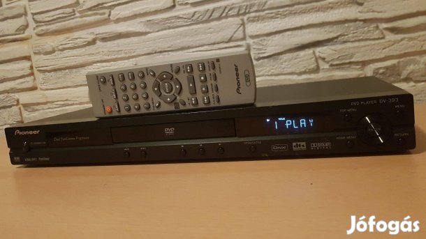 Pioneer DV-393 asztali DVD CD lejátszó + távirányító