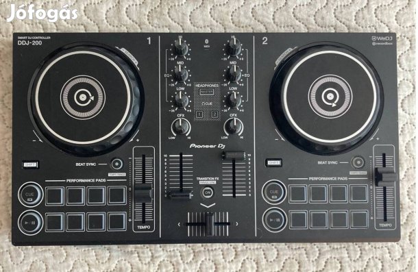 Pioneer Ddj-200 kontroller + táska, Új állapotban