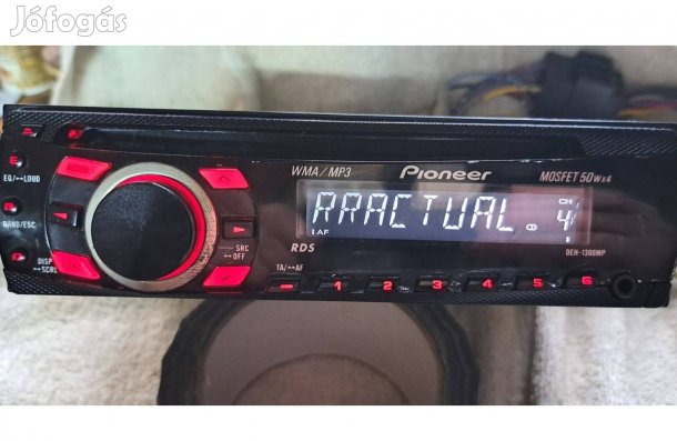 Pioneer Deh-1300MP CD, AUX autórádió