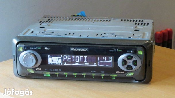 Pioneer Deh-2460R retro cd rádió autórádió