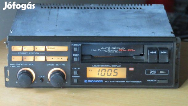 Pioneer KEH-4020SDK régi retro rádió magnó autórádió