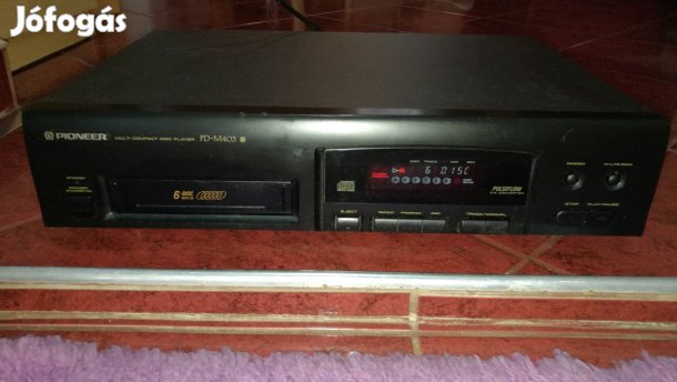Pioneer PD-M403 hat lemezes cd lejátszó eladó