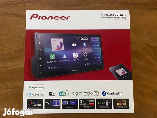 Pioneer SPH-DA77DAB Carplay Android Wifi Új