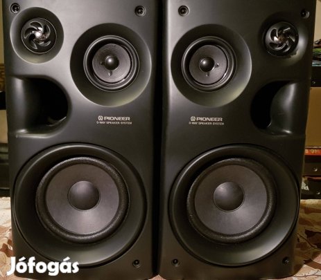 Pioneer hangfal, hangfalpár hifi hangfal 8 ohm-os minőségi hangzással