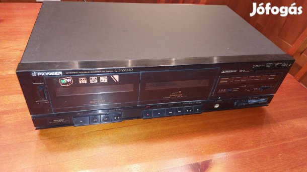 Pioneer kétkazettás magnódeck