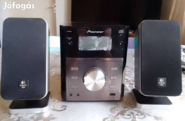 Pioneer mini-hifi. fm rádió, aux, cd-usb. (bluetooth is lehet!)