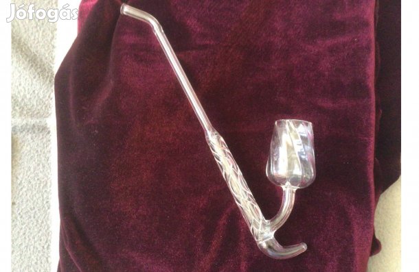 Pipa alakú pálinkás pohár ( tréfás ajándéknak is jó)