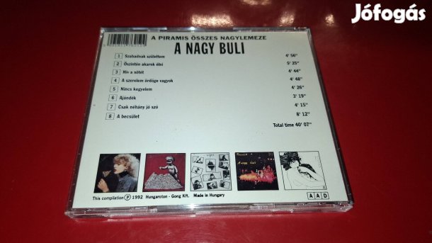 Piramis A nagy buli Cd 1992