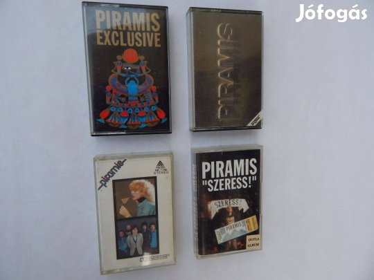 Piramis Műsoros Audió kazetták 4-es Szettben Eredeti