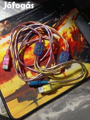 Piranha Gameboy GB Link kábel 4 Nintendo színes szivárvány színű, újsz