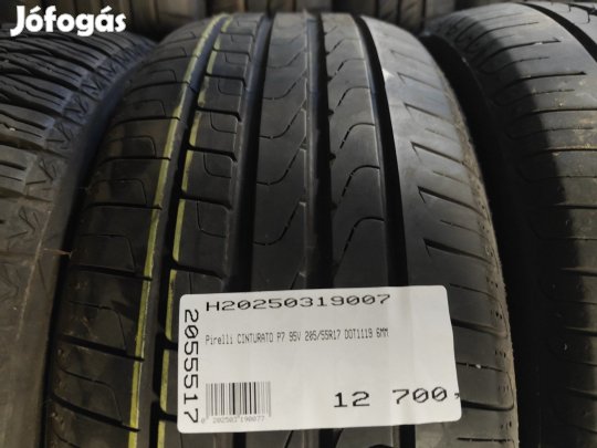 Pirelli CINTURATO P7 95V 205/55R17 DOT1119 6MM HASZNÁLT NYÁRIGUMI V