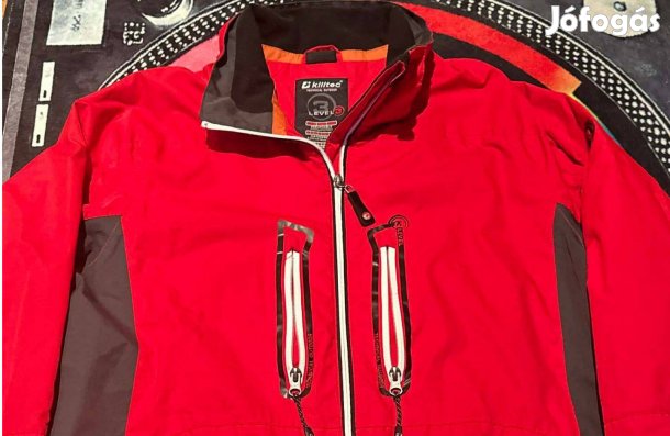 Piros Férfi Killtec Level3 technikai kabát (L-es méretben)