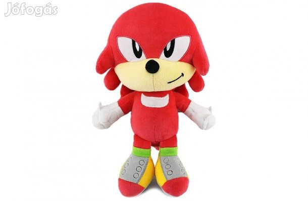 Piros Knuckles jellegű plüss 20 cm - Sonic a sündisznó