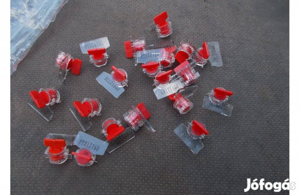 Piros, Kék, Sárga Számozott műanyag Blomba Plomba