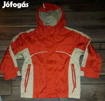 Piros-barna színű széldzseki