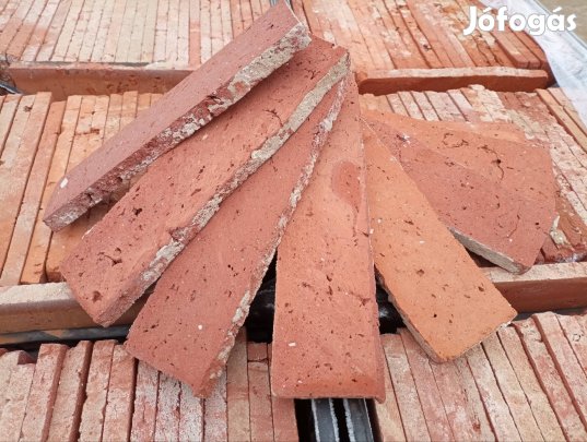 Piros belső szelet. Szeletelt tégla 1700 Ft/nm!