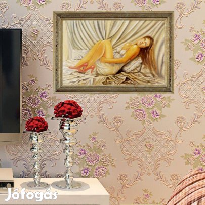 Piros cipellő. Czakó Dezső kortárs festőművész alkotása, szignálva, ke