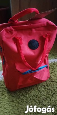 Piros hátizsák, kézi táska, 13 literes, 26x40x12 cm, új eladó
