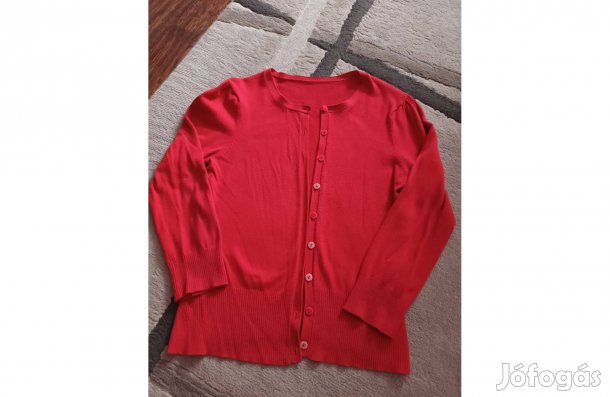 Piros kislány kardigán 7-8 év szép állapotban 800 Ft