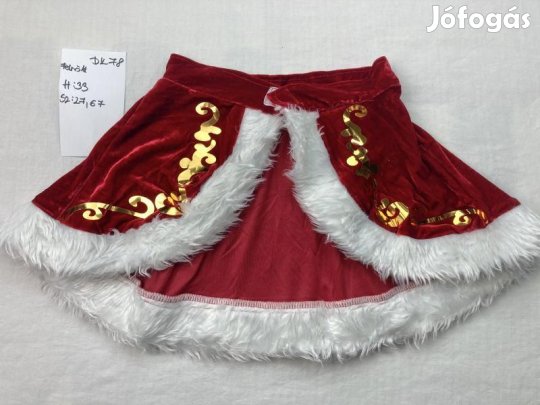 Piros köpeny, piros palást, felnőtt jelmez DK78