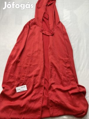 Piros köpeny, piros palást, felnőtt jelmez DV410