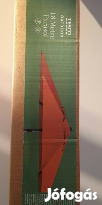 Piros napernyő, 180x222 cm-es, dönthető, 3,3 kg, új eladó