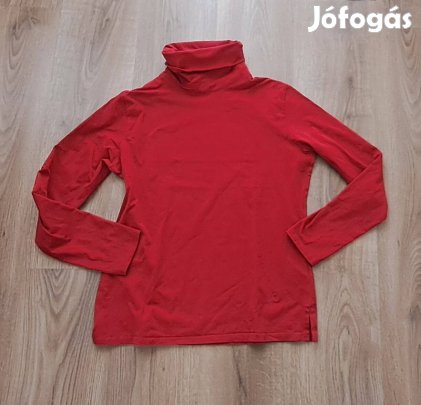 Piros pamut női felső,garbó