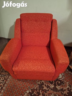 Piros retró fotel (2 db)