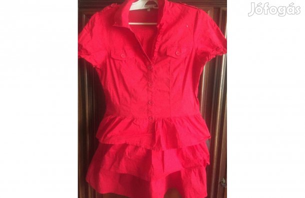 Piros rovid nyári ruha