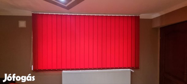 Piros szalagfüggöny eladó Új 