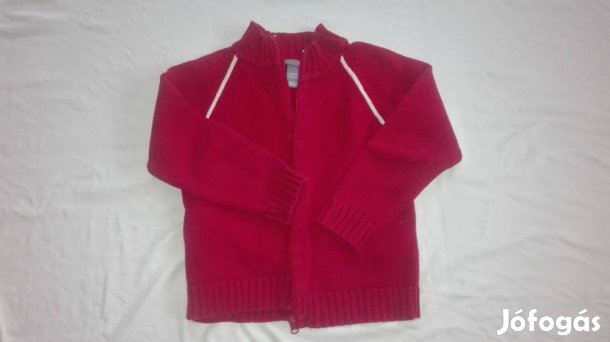 Piros színű gyerek kardigán, 110-es, 4-5 éveseknek, H&M