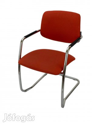 Piros színű tárgyalószék, szék, Narbutas Gama márkájú - használt szék