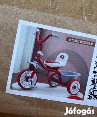 Piros tricikli új,dobozában!
