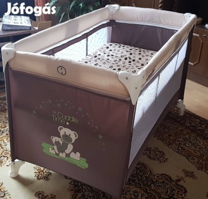 Pisolino multifunkciós utazóágy 60x120 barna-bézs