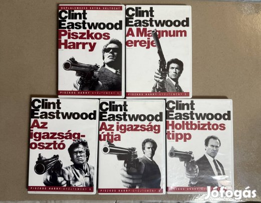 Piszkos Harry gyűjtemény (6lemezes) dvd