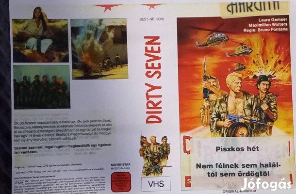 Piszkos hét - akció vhs - hargita vhs